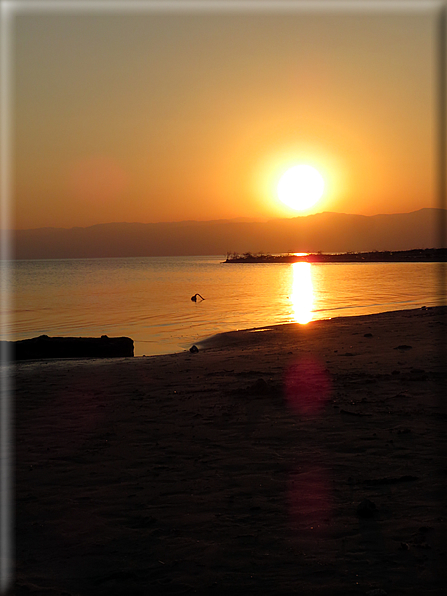 foto Tramonto sul Mar Morto